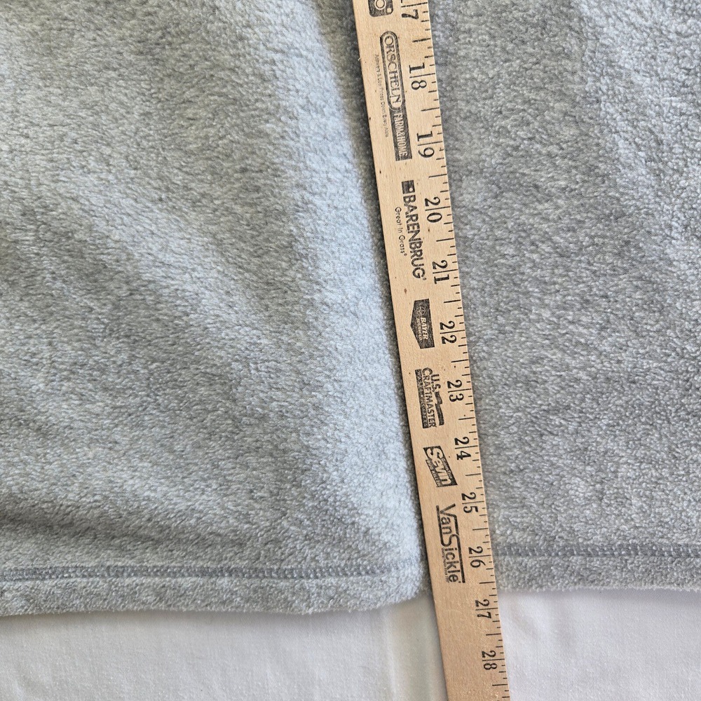 Disney Mickey Mouse Womens 2XL 1/4 Zip Fleece Hoodie Sweatshirt Gray VTG Y2K - Picture 9 of 9